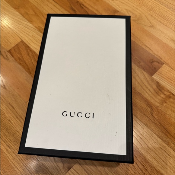 NEW IN BOX Gucci Suede Heeled Loafer Size 39.5 - Picture 5 of 9